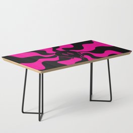 Smile Melt - Magenta and Black Coffee Table