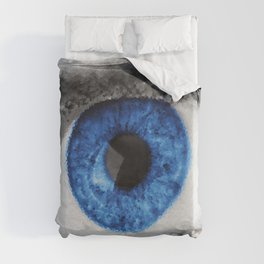 The Big Blue Eye Duvet Cover