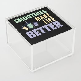Smoothies Make Life Better Fruity Acrylic Box