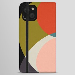 geometry shapes 3 iPhone Wallet Case