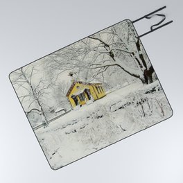 Winter in New England - Aquidneck Island Picnic Blanket