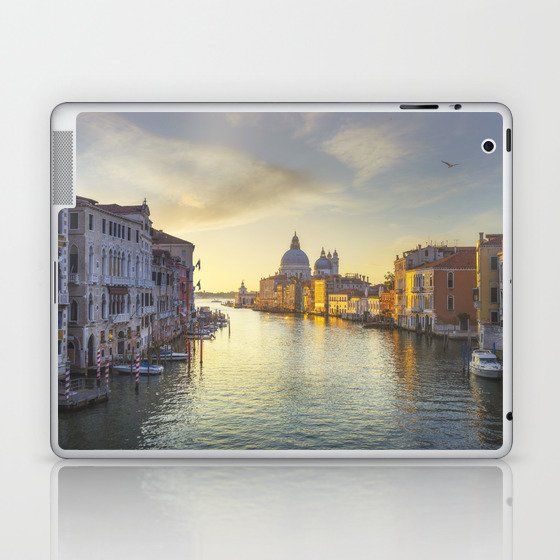 Venice Grand Canal and Santa Maria della Salute church Laptop & iPad Skin