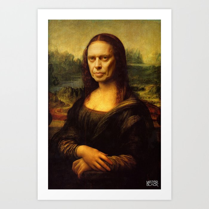 The Mona Buscemi Art Print by MisterBlack Society6