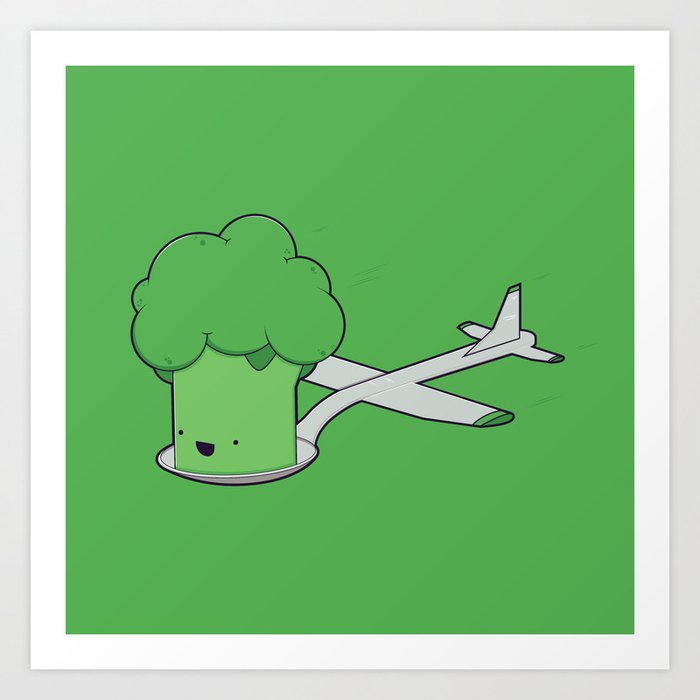 Here comes the Airplane! Art Print