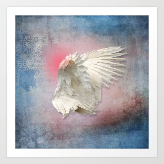 Lost Angel Wing Art Print