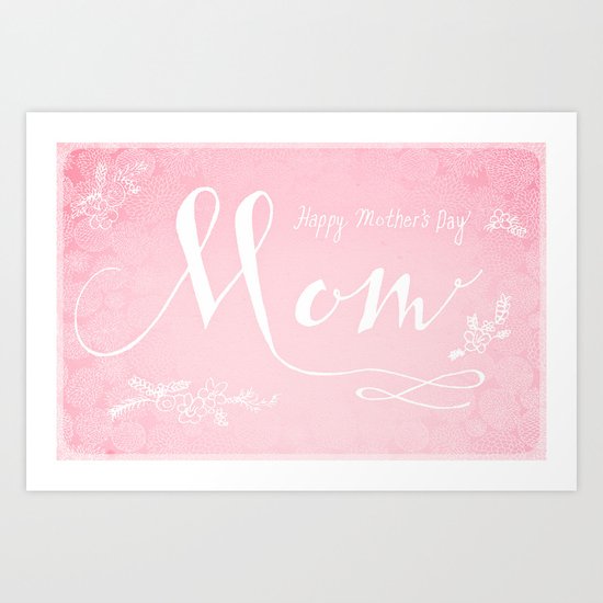Mother's Day Card Art Print