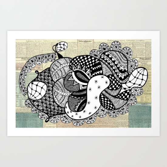 Kiss untimely Art Print