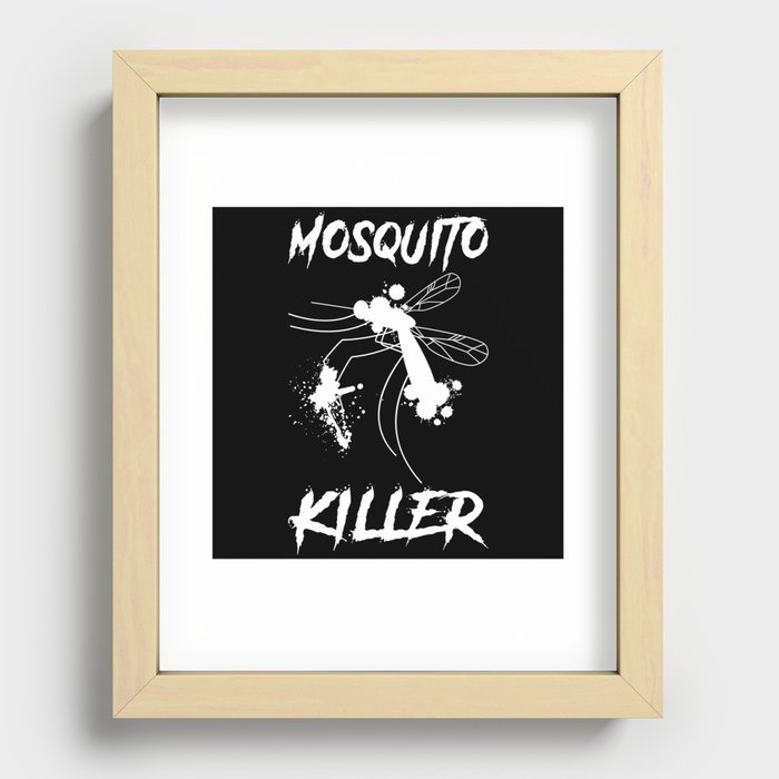 Mosquito Killer Recessed Framed Print