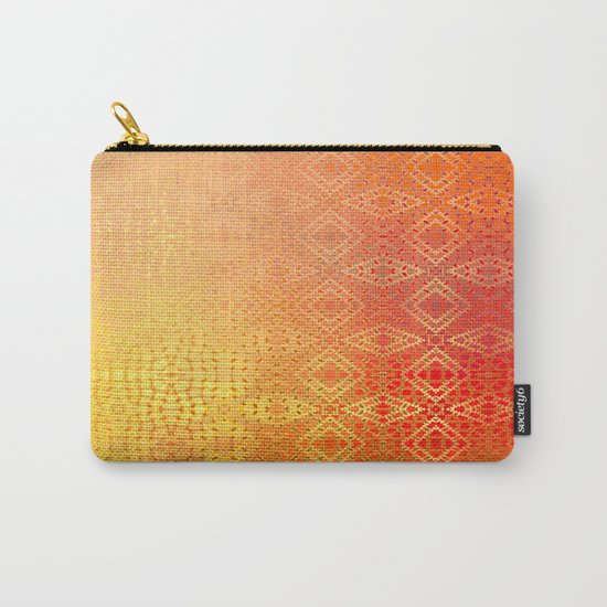 Diamonds Going On Forever (orange) Carry-All Pouch