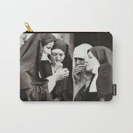 Nuns Smoking Carry-All Pouch