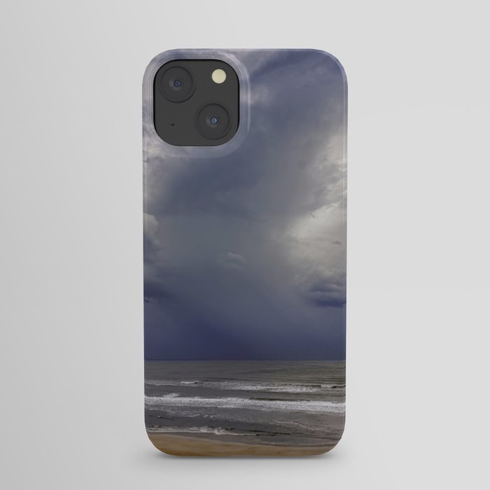 Rain Storm over the Water iPhone Case