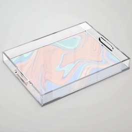 Glitter Marble Acrylic Tray