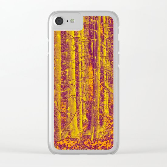 In the middle of the forest Clear iPhone Case