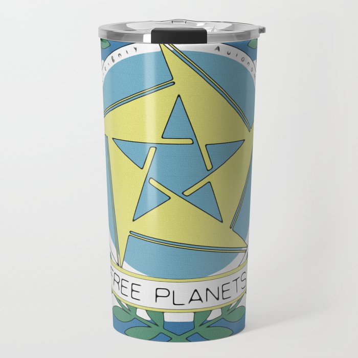 Free Planets Alliance Flag (New) Travel Mug