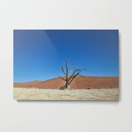 Lone Dead desert Tree Metal Print