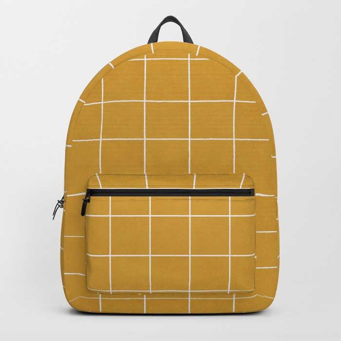 Yellow plaid backpack outlet