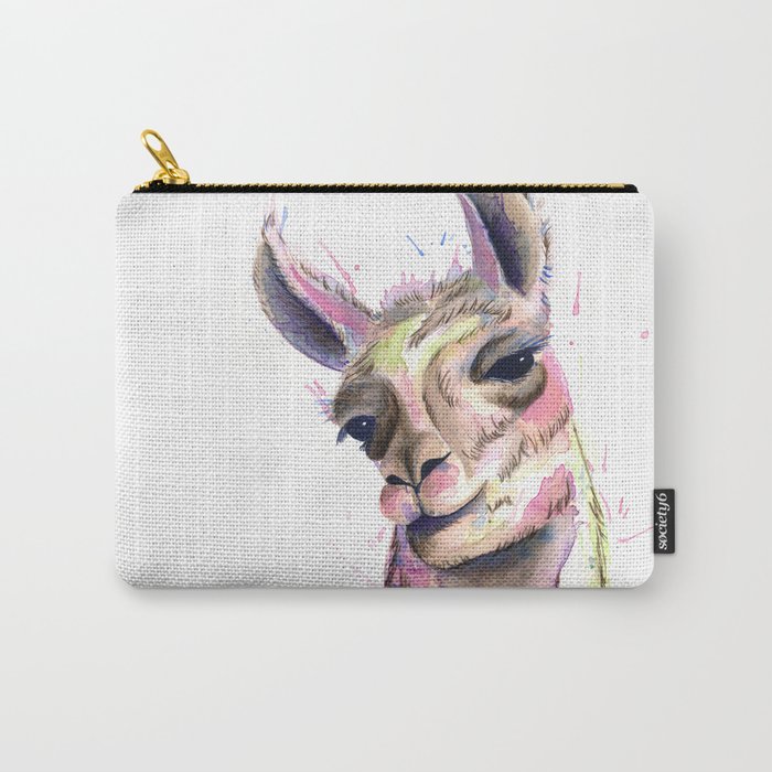 Happy Llama Carry-All Pouch