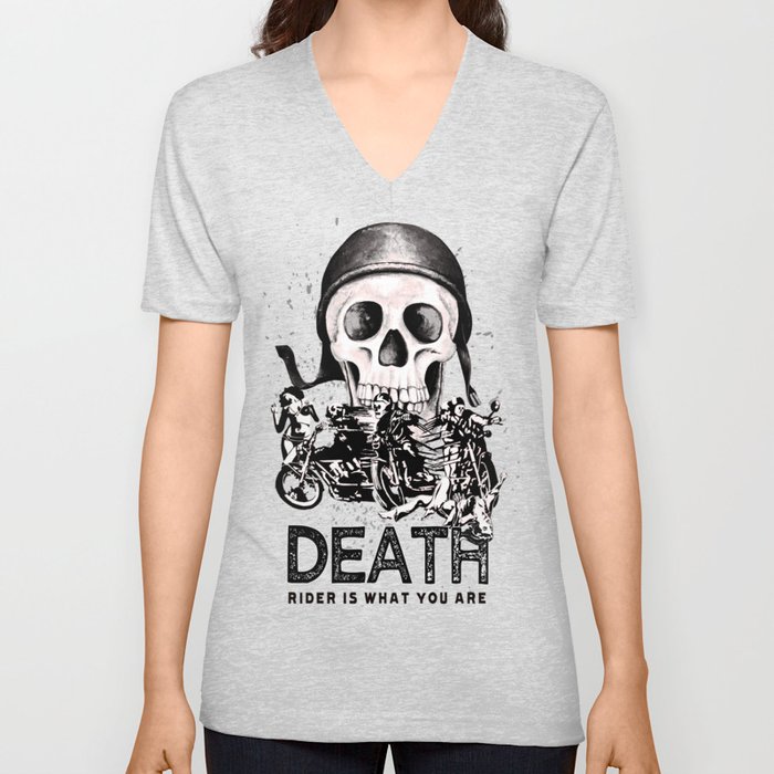 Death Rider III V Neck T Shirt