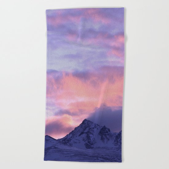 Rose Serenity Sunrise III Beach Towel