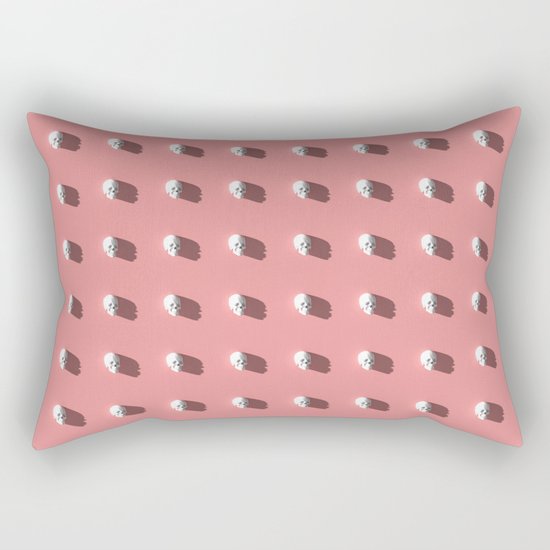 Skull Pattern Rectangular Pillow