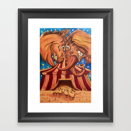 American Politics Framed Art Print