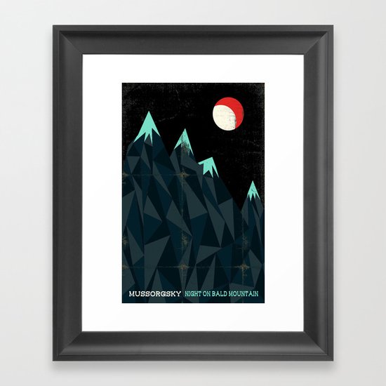 Night on Bald Mountain - Mussorgsky Framed Art Print