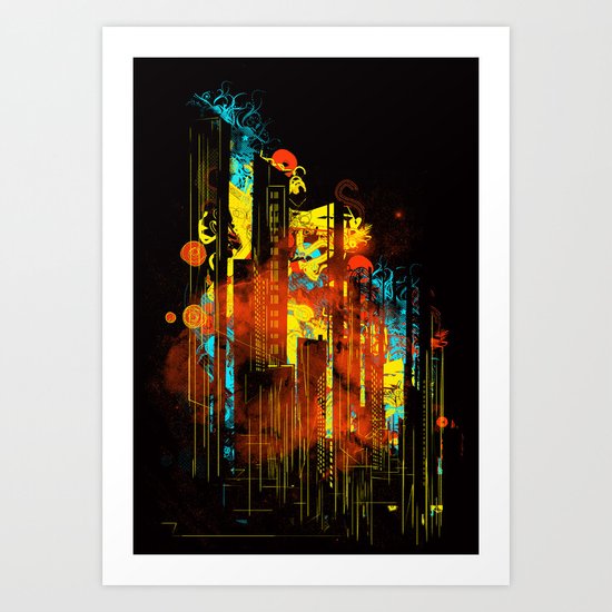 technicity lights Art Print