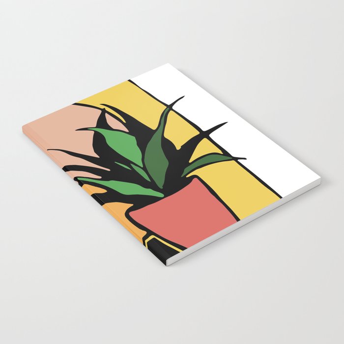 Abstract Plant Portrait Notebook