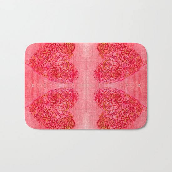 Heart of gold Bath Mat