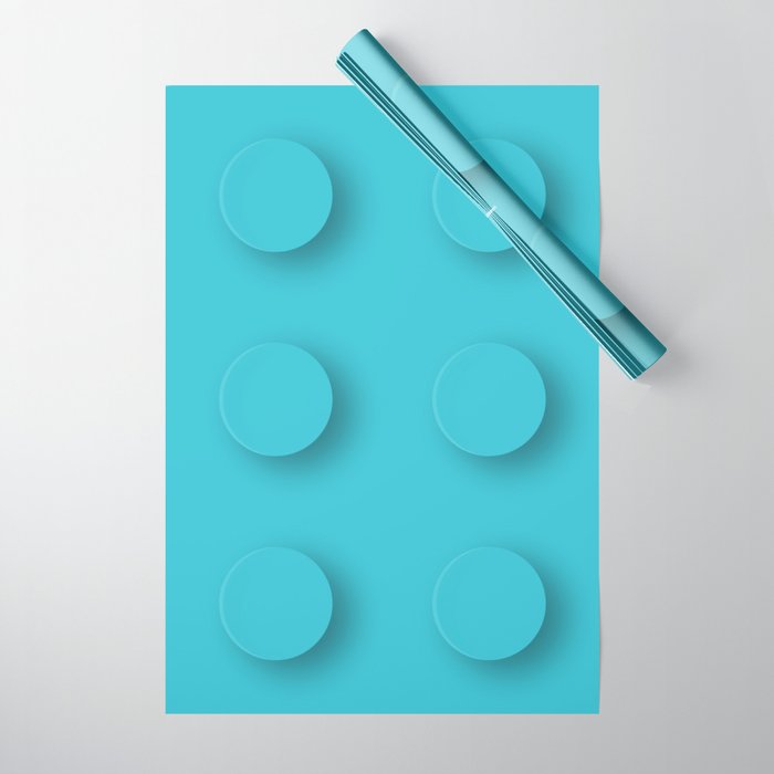 Brick Toy - Blue Wrapping Paper