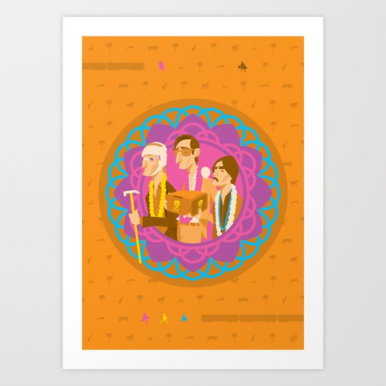 The Darjeerling Limited Art Print