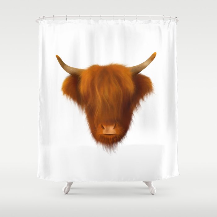 Hairy Highlander Shower Curtain