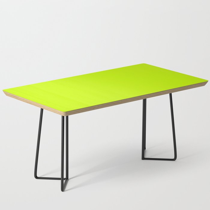 Bright green lime neon color Coffee Table