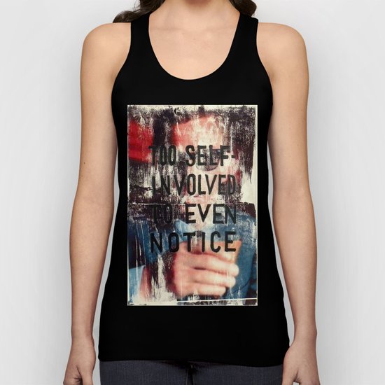 TOO SELF INVOLVED Unisex Tank Top