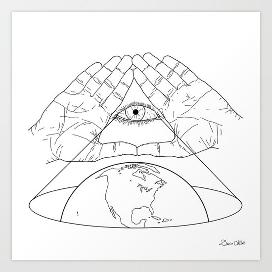 Annuit oeptis Art Print