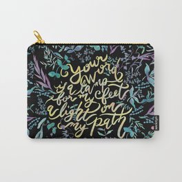 Your Word is a Lamp - Psalm 119:105 Carry-All Pouch