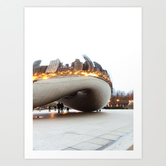 Chicago Bean Art Print