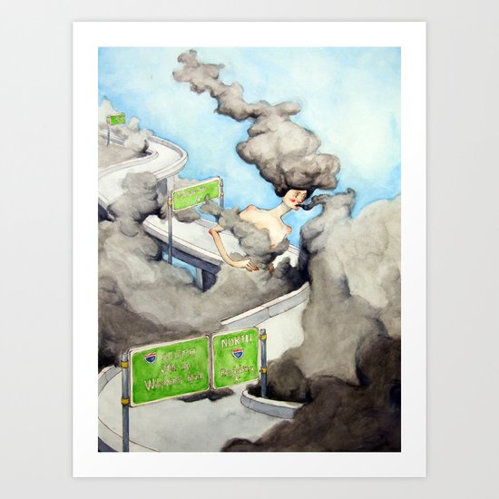 The Alluring Annoyance of...Overcast Art Print
