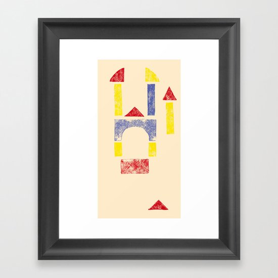 Blockitecture Two Framed Art Print