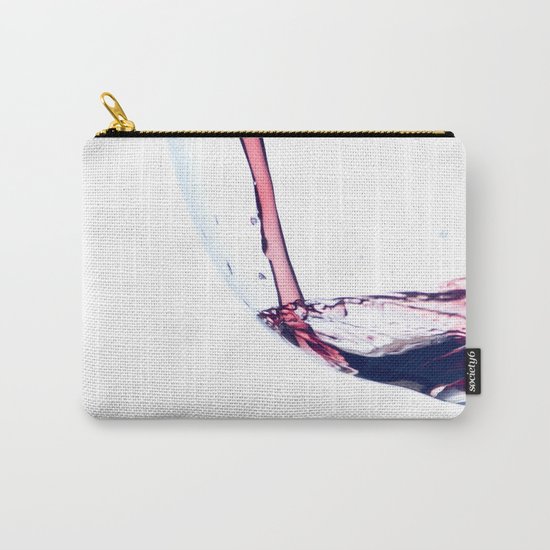 Red Wine Splash Carry-All Pouch