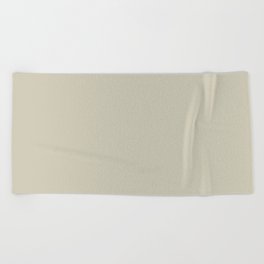 Neutral Light Grayish Tan Solid Color PPG Skipping Stone PPG1027-2 - All One Single Shade Hue Colour Beach Towel