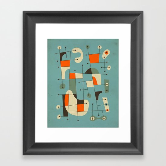 Background Music Framed Art Print
