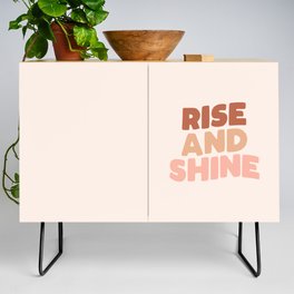 RISE AND SHINE peach pink Credenza