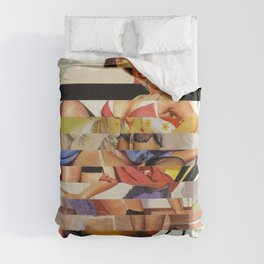 Glitch Pin-Up Redux: Gwen Duvet Cover