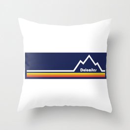 Dolomites Italy Throw Pillow