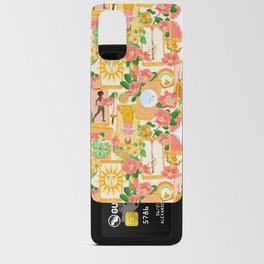 Tarot Cards and Wild Flowers Pattern Android Card Case