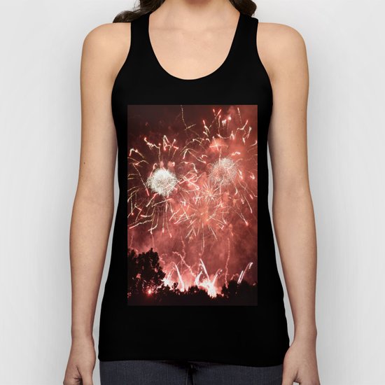 Fireworks1 Unisex Tank Top