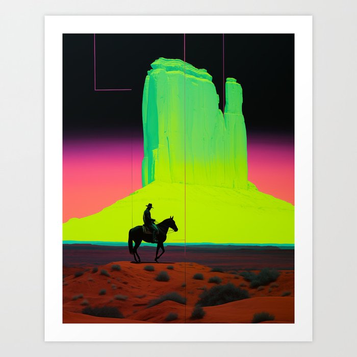 Neon West - S4 - 01 Art Print