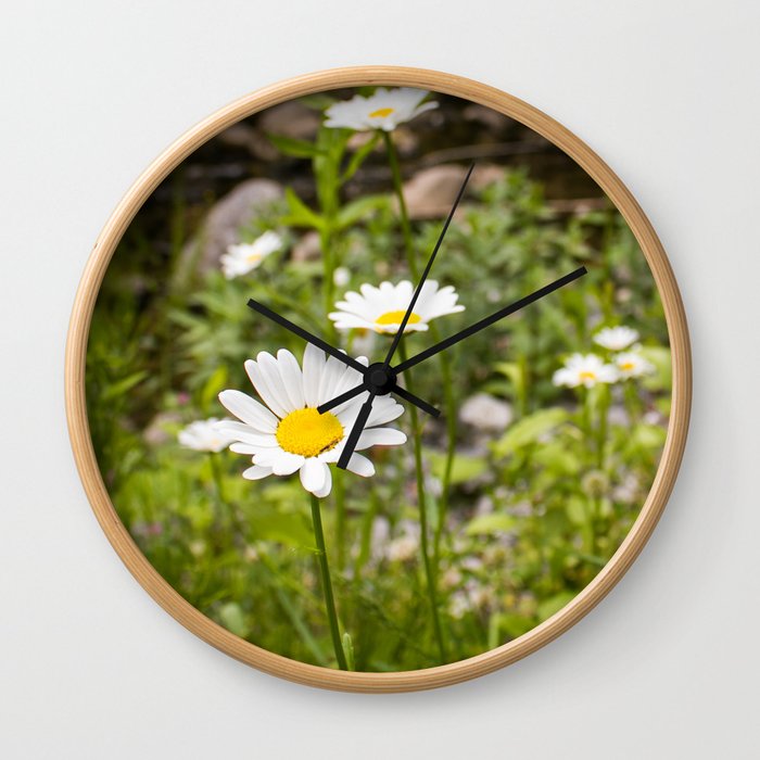 Flower Power Wall Clock