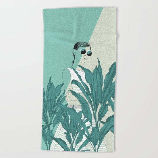The Blue Nature Beach Towel